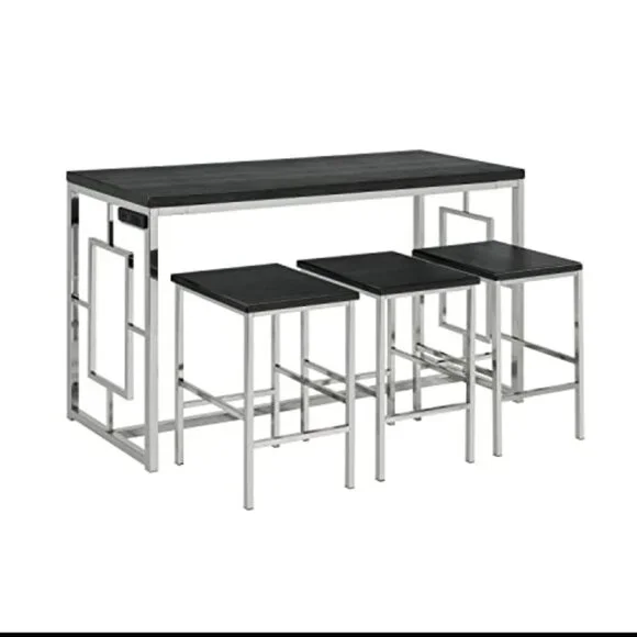 Multipurpose Bar Stool Table Set - Picture 3 of 3